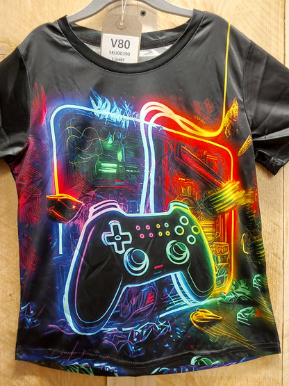 Neon Gamer T-Shirt (KIDS Size 7-8yrs)