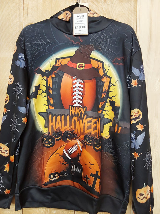 Happy Halloween Hoody (ADULT Size SMALL)
