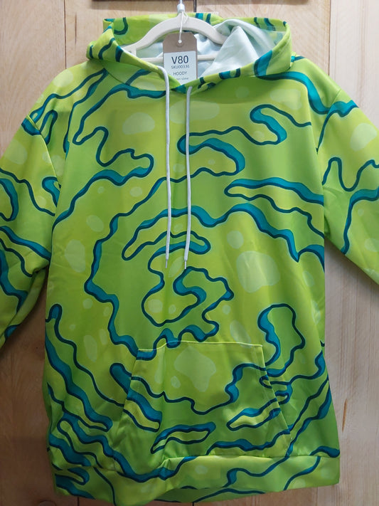 Green Slime Hoody (ADULT Size LARGE)