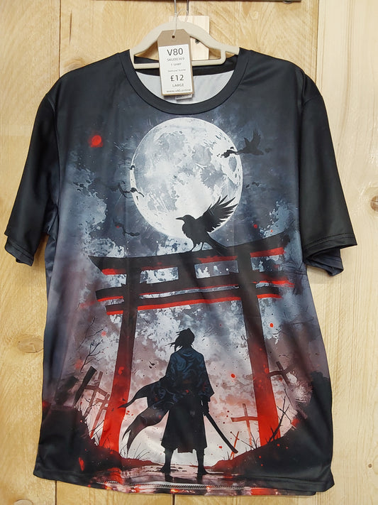Samurai Scene T-Shirt (ADULT Size L)