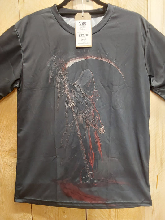 Grim Reaper Graphic T-Shirt (ADULT Size S)