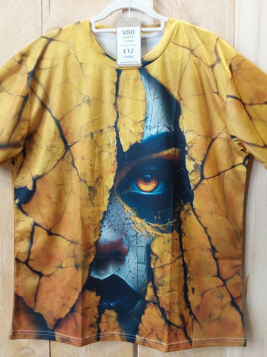 Gold Leaf Clown T-Shirt (ADULT Size L)