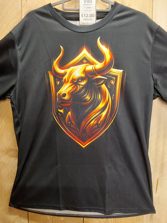Golden Bull T-Shirt (ADULT Size M)