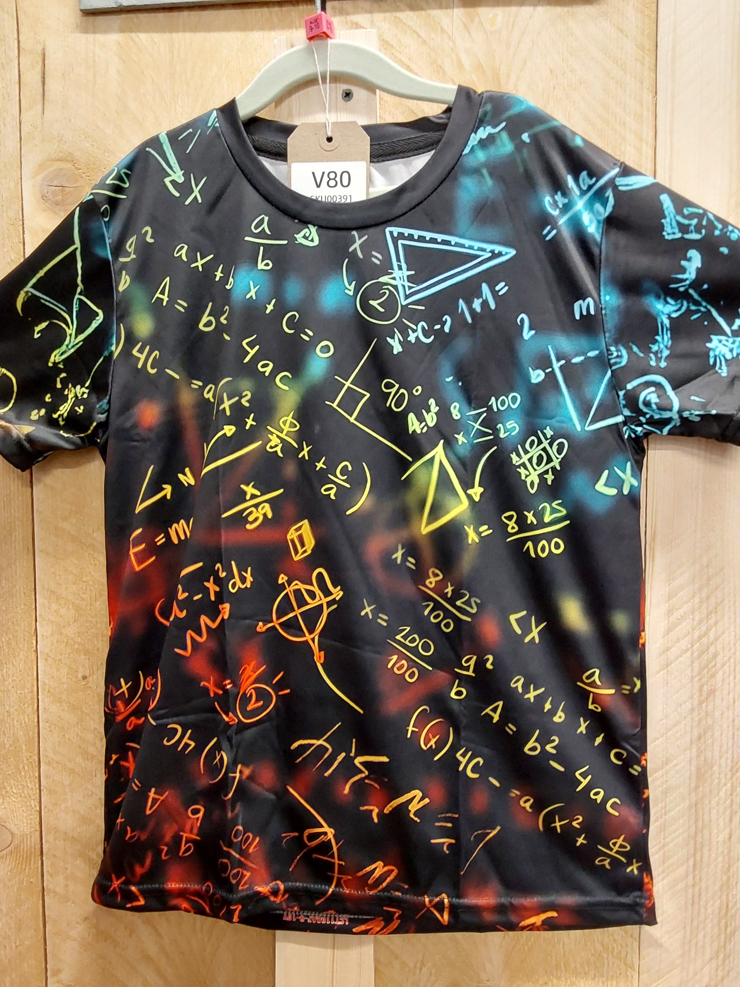 Maths Equations T-Shirt (KIDS Size 9-10 yrs)