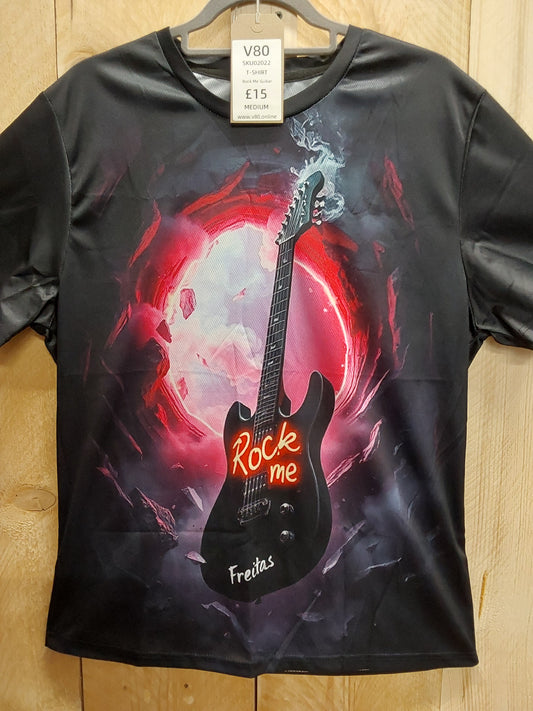 Rock Me Guitar T-Shirt (ADULT Size M)