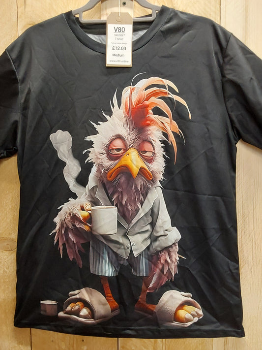 Fed Up Rooster T-Shirt (ADULT Size M)
