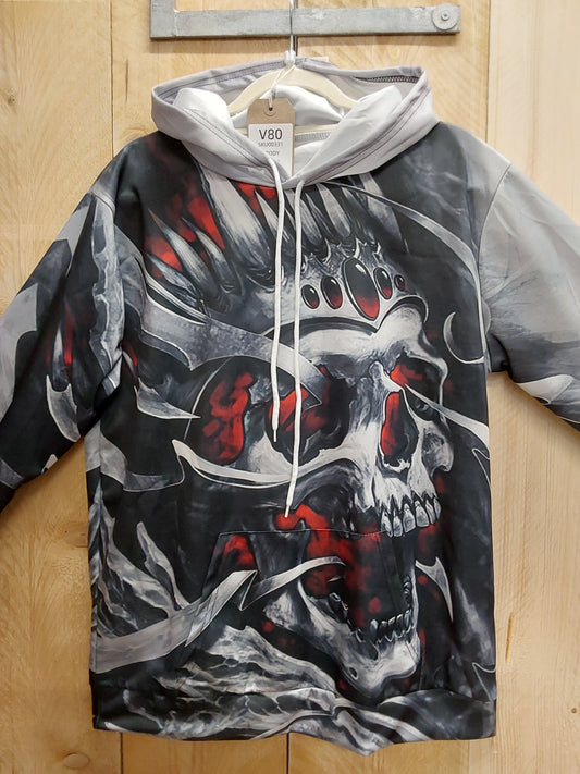 Skull King Hoody (ADULT Size LARGE)