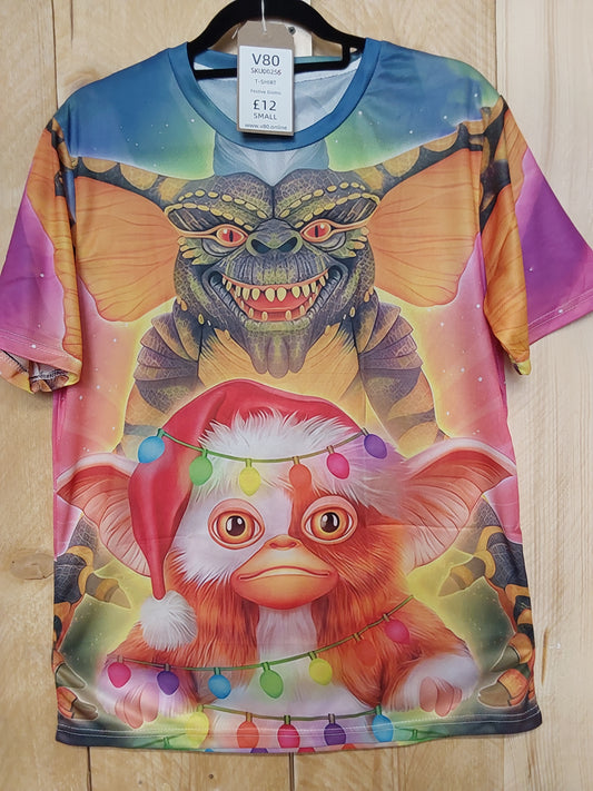 Festive Gizmo T-Shirt (ADULT Size SMALL)