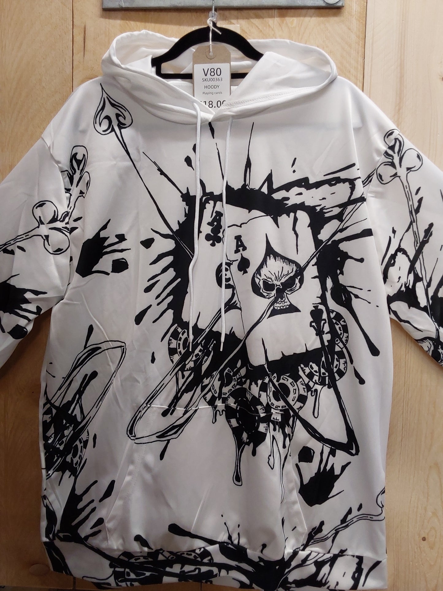 Playing Cards Hoody (ADULT Size XXL)