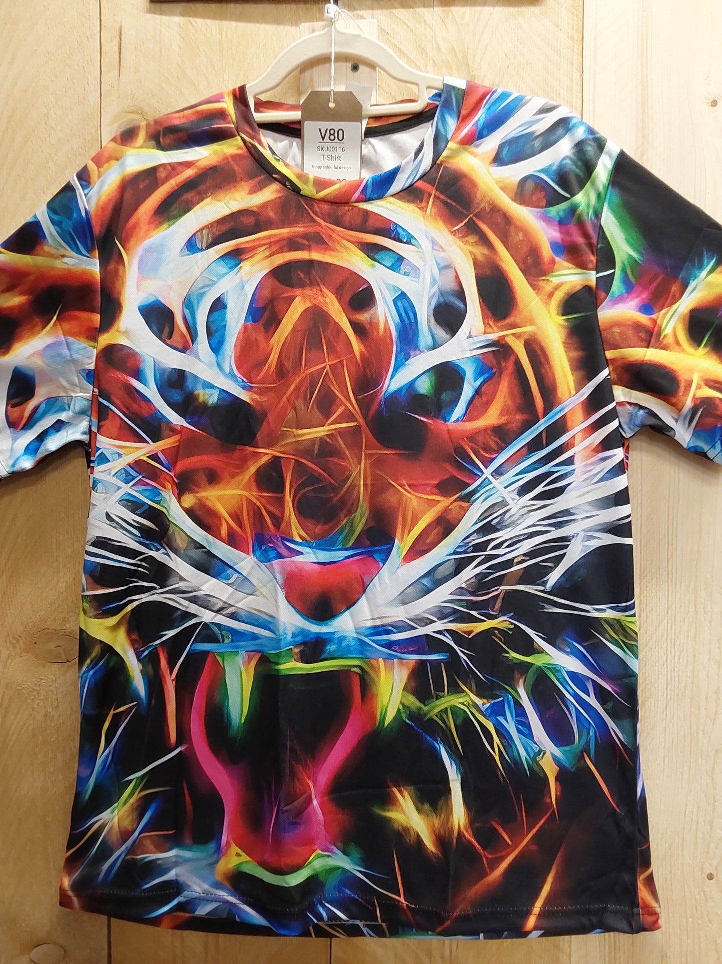 Neon Tiger T-Shirt (ADULT Size L)