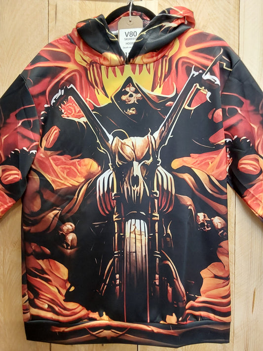 Death Motorbike Hoody (ADULT Size SMALL)