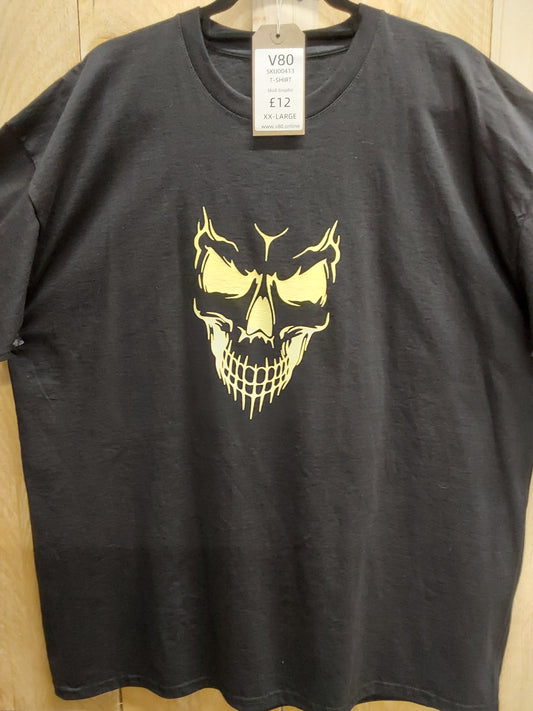 Skull Graphic T-Shirt (ADULT Size XXL)